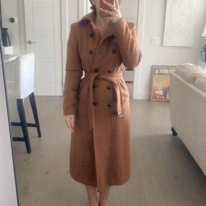 Express Long Wool Trench Coat